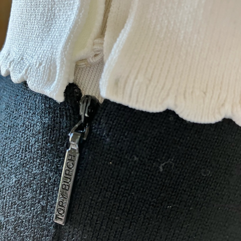 Tory Burch black and white knit dress - Picture 9 of 10